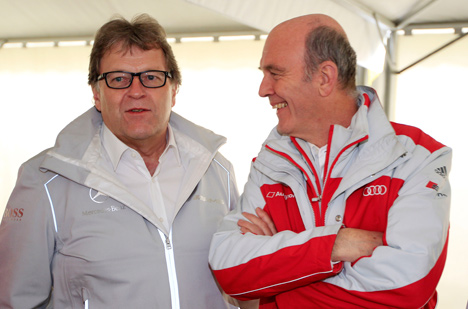 Norbert Haug og Dr. Wolfgang Ullrich efter en veloverstået sæson.